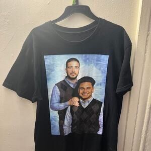 Black Pauly D Vinny Mural Shirt Jersey Shore Store Exclusive